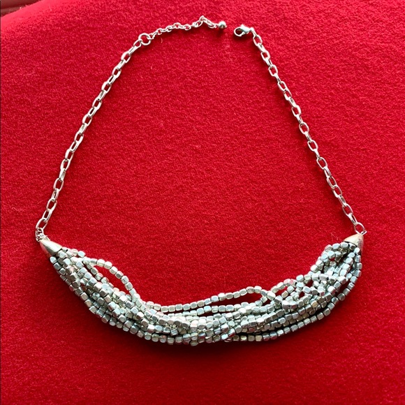 Funky silver necklace. - Picture 2 of 3